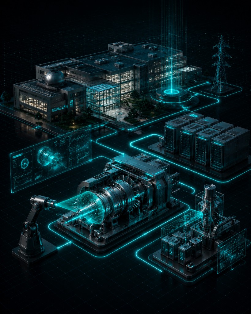 VAST research and industrial partnerships: national labs, data centers, turbine engineering, and grid infrastructure